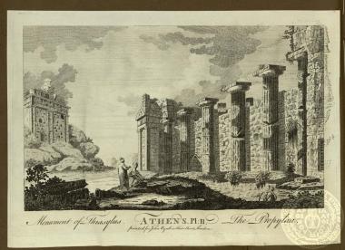 Athens. Monument of Thrasylus. The Propylæa.