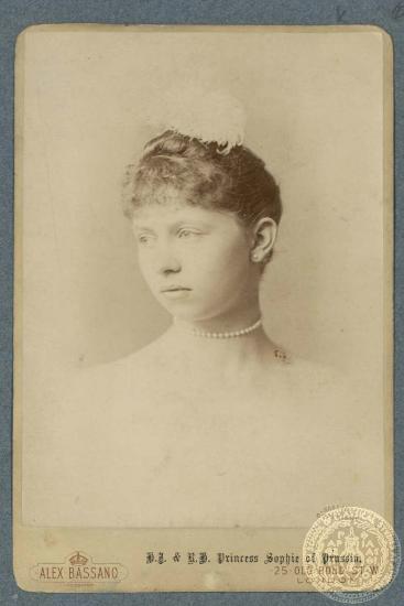 Princess Sophie of Prussia.