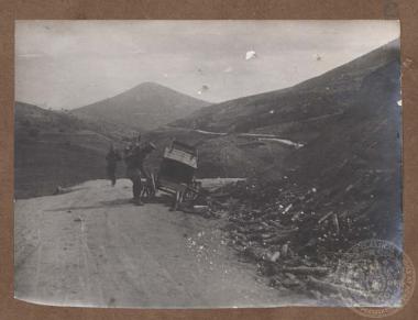 Τουρκικό λάφυρο του ελληνικού στρατού μετά τη νικηφόρα μάχη στο Σαραντάπορο.