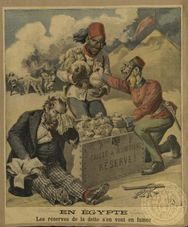 En Égypte. Les réserves de la dette s'en vont en fumée.