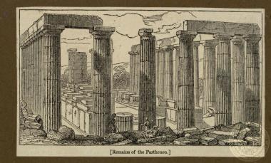Remains of the Parthenon.