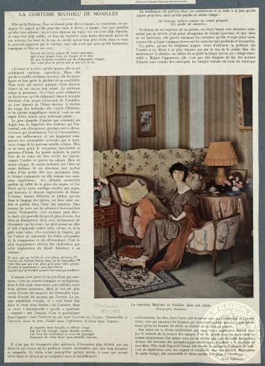 la comtesse Mathieu de Noialles