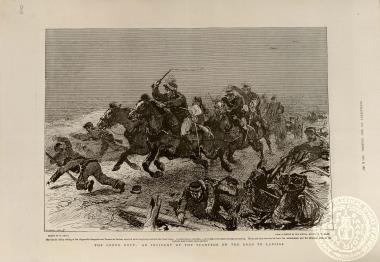 The Greek rout: An incident of the stampede on the road to LLarissa