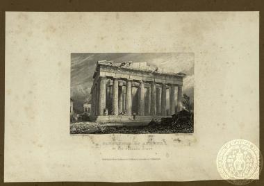 Parthenon of Athens. In its present state.
