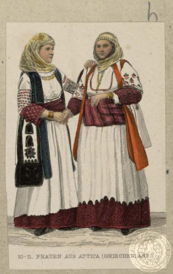 Frauen aus Attica (Griechenland).