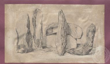 Απόκομμα σελίδας βιβλίου με αναπαράσταση στρειδιών στην Κιλικία της Μικράς Ασίας.