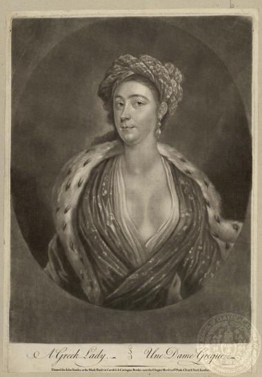 A greek lady. Une Dame Grecque.
