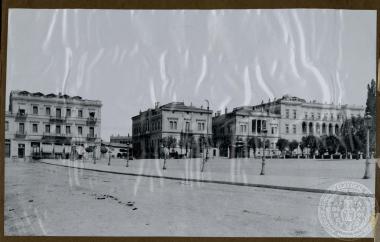 Άποψη του ξενοδοχείου Grand Hotel στην πλατεία Ομονοίας.