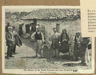 The homes of the Greek Peasants are very Primitive.