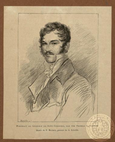 Portrait de Léopold de Saxe - Combourg, par Sir Thomas Lawrence.