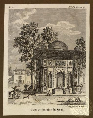 Porte et fontaine du Serail.