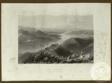 The Bosphorus. (Opposite the the Genoese Castle.)