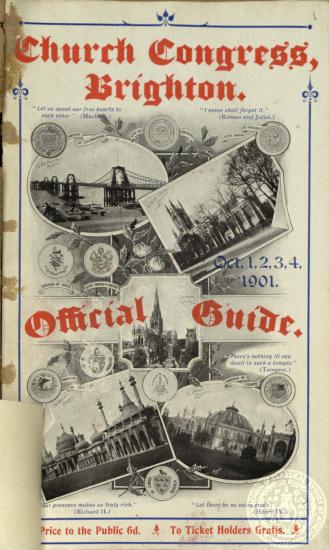 Church Congress,/Brighton,/Official Guide.