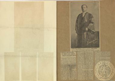 Greek Minister in Britain gets high distinction