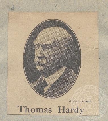 Φωτογραφία που απεικονίζει τον Thomas Hardy σε ώριμη ηλικία.