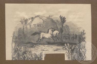 Χαρακτικό της περιοχής της Θεσσαλίας, 1839