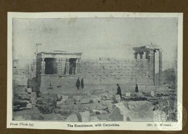 The Erectheum, with Caryatides.