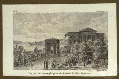 Vue de Constantinople, prise des fenêtres du Palais de France.
