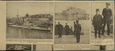 The Sultan's flight - The Sultan at Malta - With the Sultan