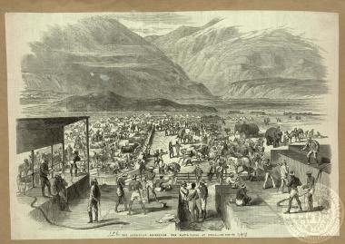 The Abyssinian expedition:General Sir Robert Napier's camp at Adigerat