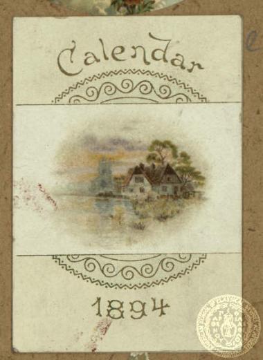 Ημερολόγιο του 1894.