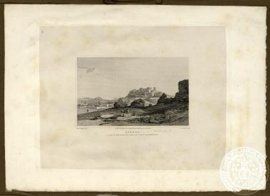 Athens. N. side of the Acropolis from the foot of the Areiopagos.