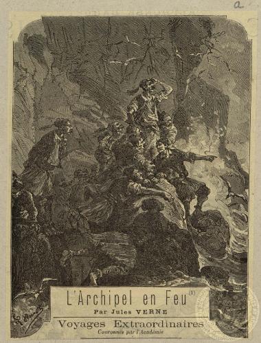 L' Archipel en feu par jules Verne.