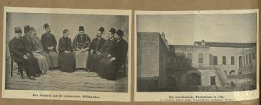 Miss Shatnack und ihr armenisches Hilfskomitee. Das amerikanische Missionhaus in Urfa.