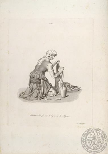 Costume de femme d' Egine et de Mégare.