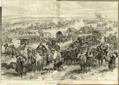 The war: the evacuation of Alexinatz.