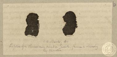 Profiles of a Russian and a Greek, from a drawing by Clarke.