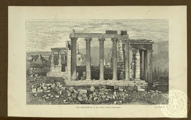 The Erechtéum in 1855, seen from the east.