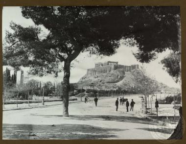 Vue générale de l' Acropole du Temple de Jupiter Olympien etc.
