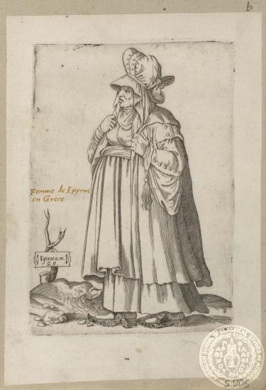 Femme de Epyrus en Grece.