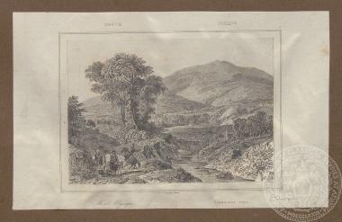 Χαρακτικό του όρους Όλυμπος, [1835]