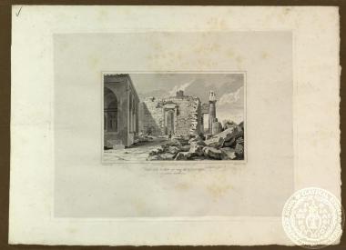 Inside view of the Parthenon. Looking westward.