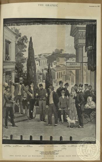 The Latin Play at Westminster School: A Scene From the Epilogue.