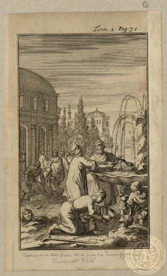 Ceremonie des Grecs au jour de Trans..., Thenevot, 1665.