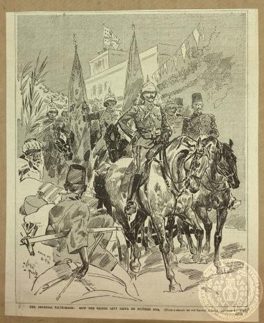 The imperial pilgrimage: how the Kaiser left Jaffa in October 28th.
