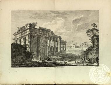 Vüe du Temple d' Erecthée à Athènes: