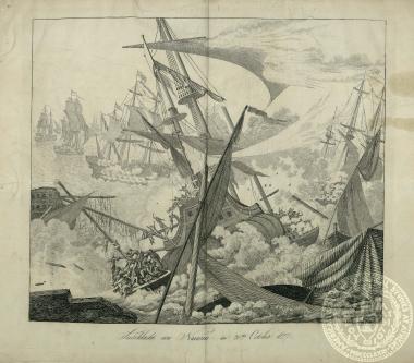 Seeschlacht von Navarin den 20ten October 1827.
