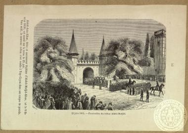 25 juin 1861. - Fenérailles du sultan Abdul-Medjid.