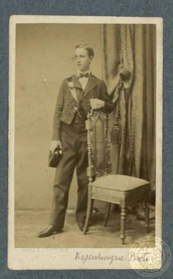 Ο βασιλιάς Γεώργιος Α΄ των Ελλήνων σε νεαρή ηλικία.