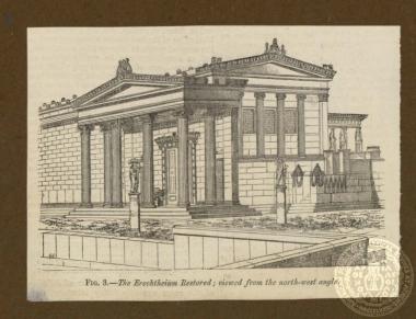 The Erectheion res0otred; viewd from the north-west angle.