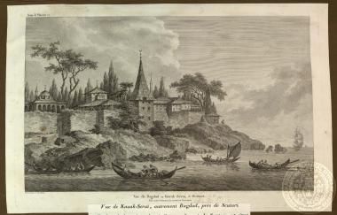 Vue de Baghdad ou Kavan Séraї, à Scutari. Bâti par Soliman à la maniere persanne.