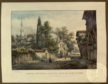 Άποψη του τζαμιού Εγιούμπ στην Κωνσταντινούπολη.