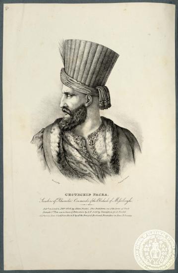 Chourchid Pacha. Seraskire of Rhumelie. Commander of the blockade of Missolonghi.