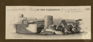 (Ruins) of the Parthenon.