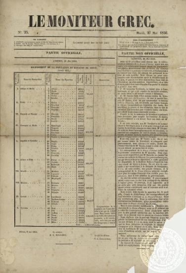 Le moniteur grec.