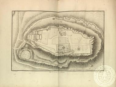 Plan de la Citadelle d' Athènes.